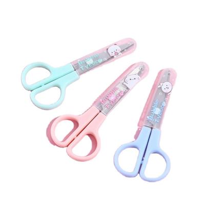 China 2022 Fancy Scissors_cute Design OULE Office Supply Stationery Ergonomic Scissors_new Hotsale Small School Paper Cutting Stainless Steel Scissors for sale