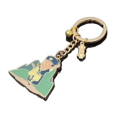 China Zinc / copper alloy logo metal sublimation metal key chains key chain labels for metalmedical supplies for sale