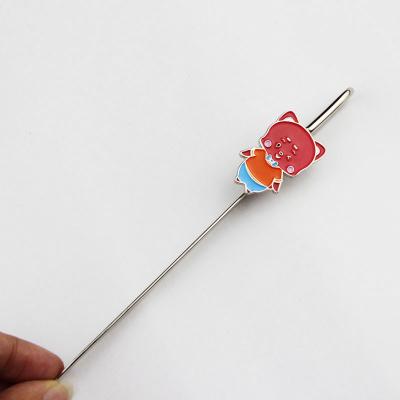 China Custom Stylish Metal Lovely Antique Imitation Kawaii Mini Bookmark Magnetic Clip for sale