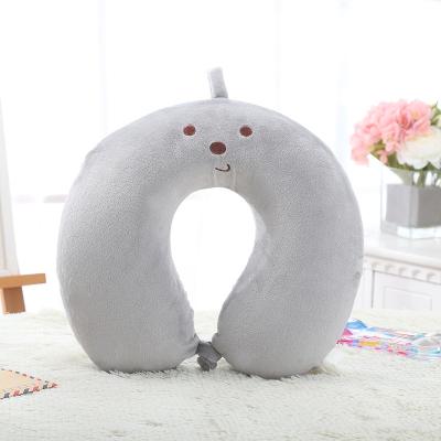 China Fashion Inflatable PORTABLE Design U Shape Memory Foam Neck Pillow Airplane Travel Pillow for sale