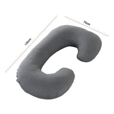 China Anti-Static Lumbar Support Custom Side Sleeping Nursing Pillow C Shape Body Pillow U Shape Body Nursing Pillow Long for sale