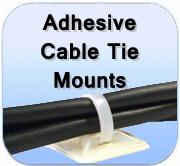 China Nylon Self Adhesive Backed Cable Tie Mounts for sale