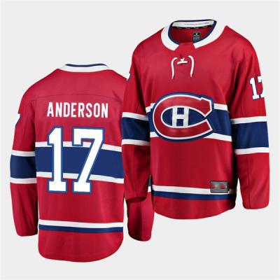 China Shirts & Tops Wholesale Best Quality Montreal Custom Cheap Pitched Sports Ice Hockey Canadian 17 Josh Anderson 14 Nick Suzuki Jerseys for sale