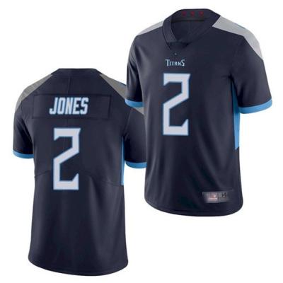 China Cheap New Style 2021 Antibacterial Wholesale Best Quality Custom Stitched American Football Tennessee Titan 2 Julio Jones Tank Tops for sale