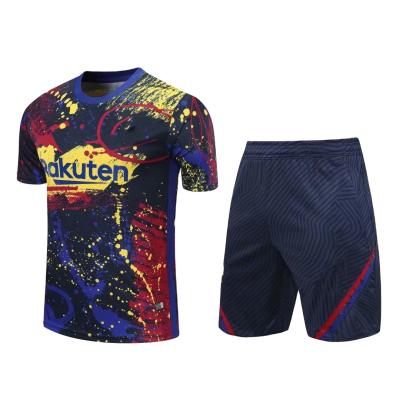 China Cheap and hot-selling place latest Barcelona soccer shirts and soccer short pants for sale