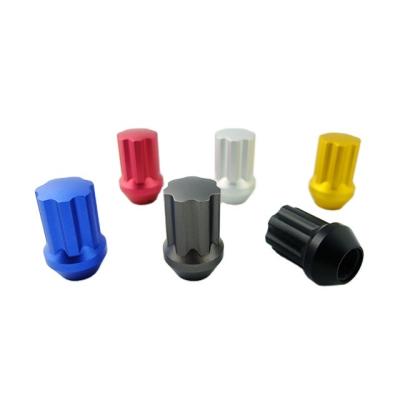 China YAMARU F6970135 697 - 20RH Aluminum Alloy Lug Nut 7/16