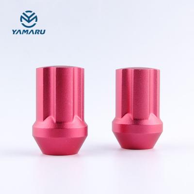 China 7075 aluminum alloy aluminum cold-forged wheel 695 m12x1.5 racing lock nut for sale