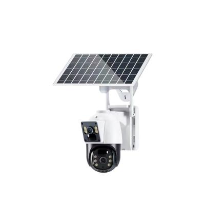 China Full HD Memory Card Night Vision Waterproof 4G Model Dome Solar Network Camera for sale