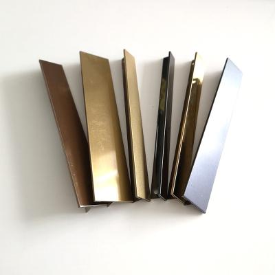 China Modern High Quality Flooring Transition Profiles Stainless Steel T Shape Transition Trim for sale