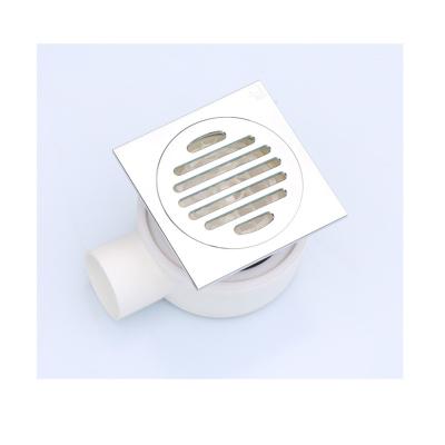 China Modern Polished Stainless Steel Tile Floor Drain Parts Grate To Insert Bottom Outlet Linear Shower Drain Free Samples Available for sale