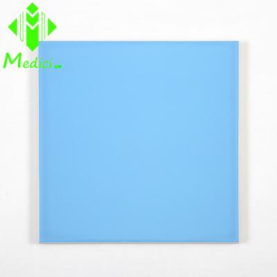 China 100*100mm Blue Glazed Tiles Rustic Ceramic Wall Tile Glossy for sale