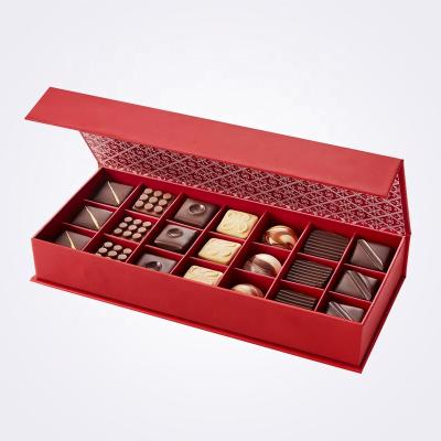 China Wholesale Custom Printed Luxury Folding Rigid Paper Gift Desert Packaging Chocolate Box for sale