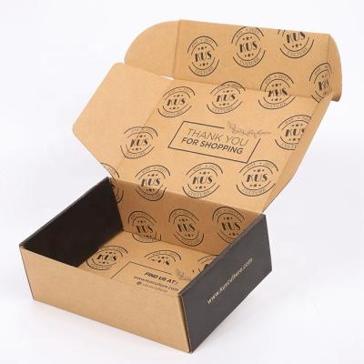 China Wholesale Custom Logo Luxury Kraft gift Paper Packaging Box folding shipping box for clothing for sale