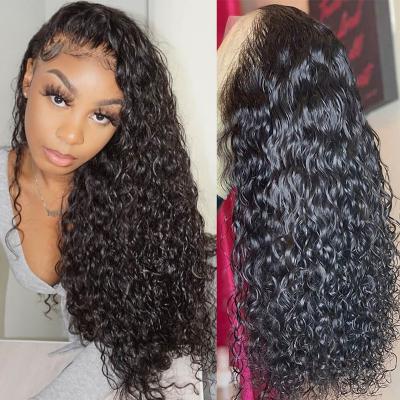 China Transparent VENUSWIG Water Wave Pre Plucked Wigs 13x6, Full HD Lace Hair Wigs, 100% HD Lace Front Virgin Human Hair HD Lace Wigs for sale