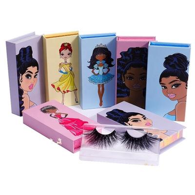 China Recycled Materials Custom Eyelash Vendor Customized Boxes Natural Mink Eyelashes Strip Custom Logo for sale