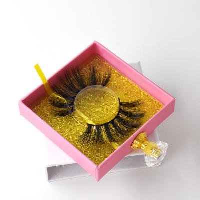 China Factory wholesale price 25mm long real siberian mink lashes 25mm lashes natural 3d mink lashes with own brand customizing box for sale