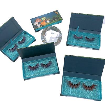 China Recyclable wholesale private label 3d mink lashes custom packaging box handmade mink eyelashes 100% real for sale