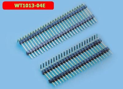 China 1.0mm 10 PIN Machine Pin Headers Plastic Bending Pin HEADER WT1013-04E Te koop