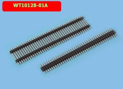 China 2.0MM 40 PIN Cabeça de alfinete de linha única de plástico com agulha reta Cabeça de alfinete WT1012B-01A à venda