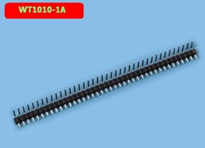 China Standard Positive Bend Single Row Pin Header / Single Row Curved Pin for sale