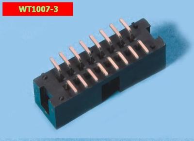 China Conector de cabeçalho de pin personalizado 2.54 mm / 16 pin Idc Connector 2AMP corrente nominal à venda