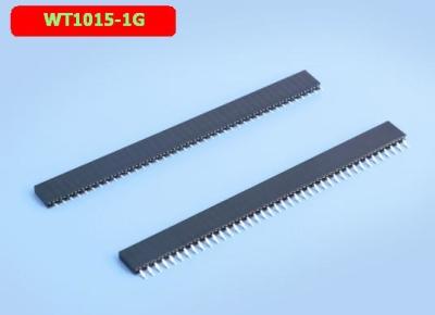 China WT1015-1G 2.54MM linha única deitado superior mãe HORIZONTAL FEMÉNICA cabeçalho fábrica direta à venda