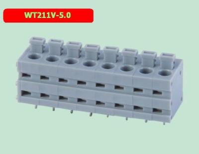 China WT211V-5.0 pcb spring terminal block ，spacing 5.0 ，factory direct sales for sale