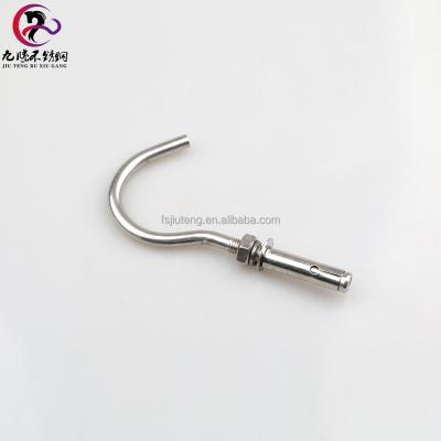 China Strong 304 Stainless Steel Expansion Cup Ground Open Closed Hook for sale