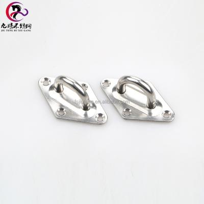 China All Stainless Steel 304 316 Custom Rhombus Eye Plate For Rigging Hardware for sale