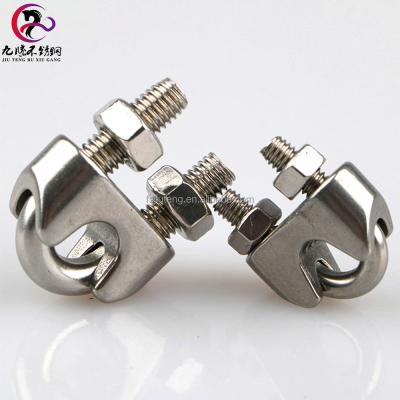 China 304 Stainless Steel Hardware Pulling Wire Rope Rigging Clip for sale