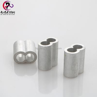 China Wholesale Double Hole Rope Aluminum Sleeves From Rope Guangzhou Factory for sale