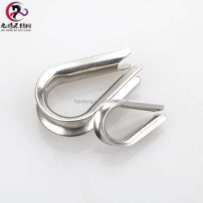 China Wire Rope Fittings 2022 Stainless Steel Wire Rope Terminal Thimble for sale