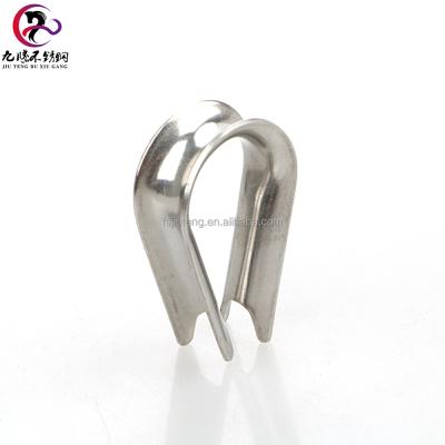 China Wholesale Wire Rope Terminal Fittings Jiuteng European Wire Rope Thimble for sale