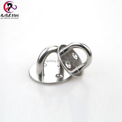 China All 316 Eye Flat Stainless Steel 304 Round Welded Rigging Hardware for sale