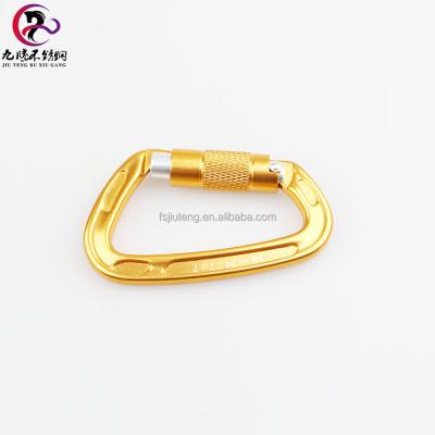 China Regular 25KN Latest Aviation Aluminum Carabiner 2.5T Twistlock Carabiner Hook for sale