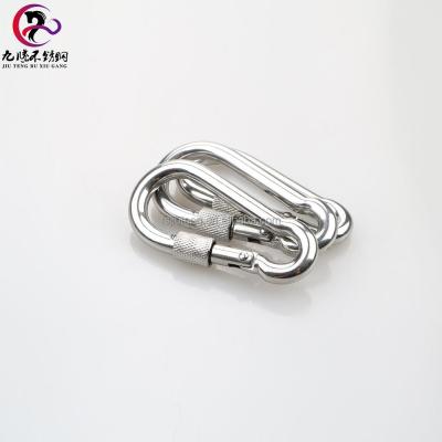 China Heavy industry Foshan jiuteng factory wholesale a variety of 316 304 stainless steel spring safety snap hooks for sale