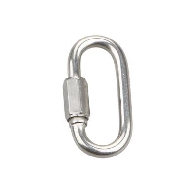 China Wholesale Heavy Industry Online Hammock Fixed Outdoor Sports Climbing Hard Stainless Steel Carabiner for sale