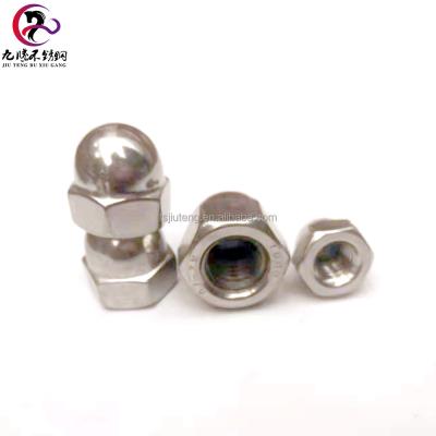 China Wholesale Heavy Industry Factory Stainless Steel 201 304 316 Hex Dome Dome Nuts With Cap for sale