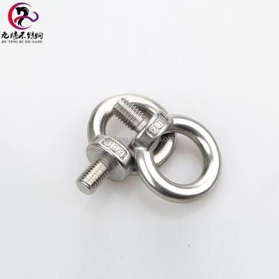 China Widely used in various industries Jiuteng lifting ss304 stainless steel small eye bolts for sale