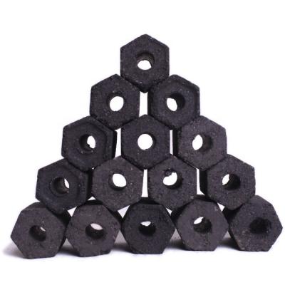 China BBQ Smokeless Wholesale Hardwood Charcoal Briquette Hex Rods for sale