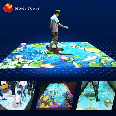 China Indoor AR Games Interactive Floor For Kids Attract Attention Children Interactive Immersive Projector for sale