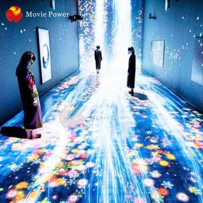 China Magic Interactive Projection Floor System Video Games Shopping Mall 3D Hologram Interactive Floor Price for sale