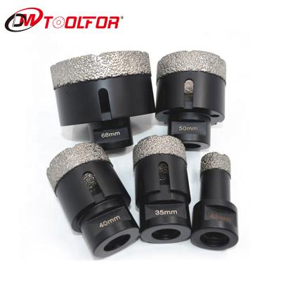 China For Masonry Drilling Vacuum Weld Geological Dry Wall Diamond Hole Saw Cutter Core Drill Bit For Granite for sale