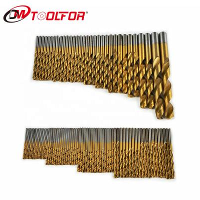 China Masonry Drilling DAMING 0.5mm to 20mm DIN338 HSS Stainless Steel Twist Drill Bit for Metal Drilling for sale