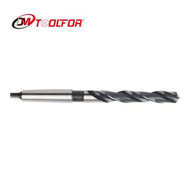 China DAMING Steel Milled Morse DIN345 3/32 Tapered 50Mm Taper Shank Hss Taper Drill Bit for sale