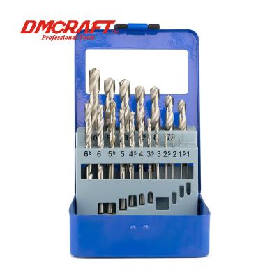 China Metal Drilling 19pcs HSS Drill Bits Set In Metal Box for sale