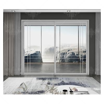 China Sound Insulation aluminum sliding door guangdong aluminum sliding door in nigeria slide door glass for sale