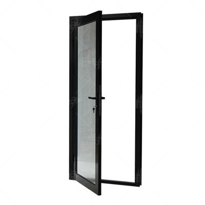 China Sound Insulation Interior Swing aluminium alloy commercial kitchen casement door for sale