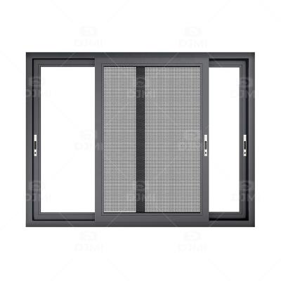 China Magnetic Screen High quality sliding windows aluminium sliding window for home aluminum sliding window casement glass for sale