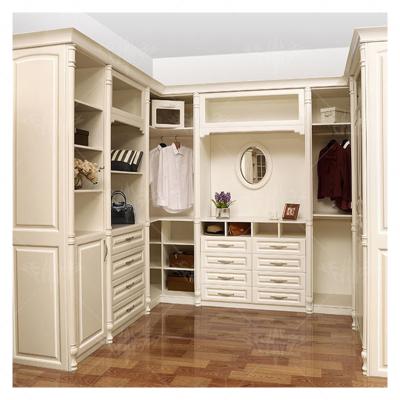 China Adjustable (height) Customized Size Wardrobes  Cabinet Melamine Finished Plywood Modern Wardrobe Bedroom Furniture for sale